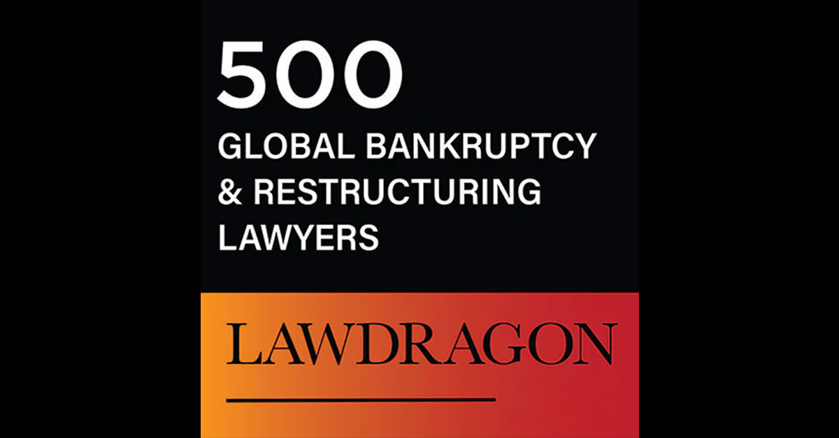 Lee Mogavero Named Leading U.S. Bankruptcy & Restructuring Lawyers by Lawdragon