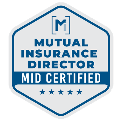 NAMIC Mutual Insurance Director MID Certified badge
